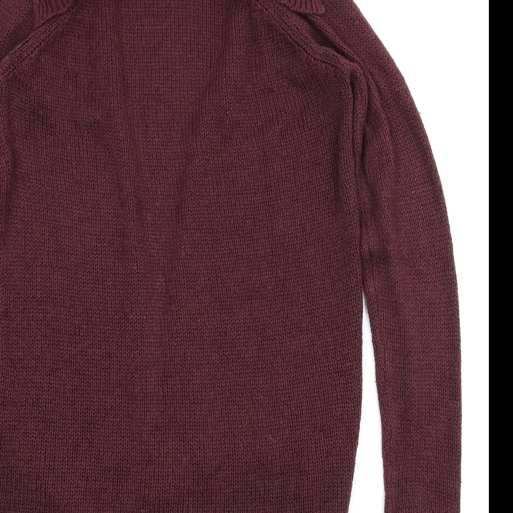 Originals Knitwear Womens Purple Cardigan Jumper Size S