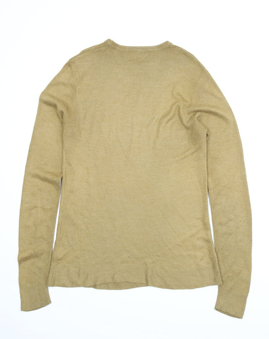 Cedar Wood State Mens Beige Pullover Jumper Size S