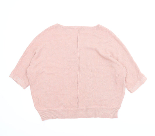 Select Womens Pink Pullover Jumper Size L