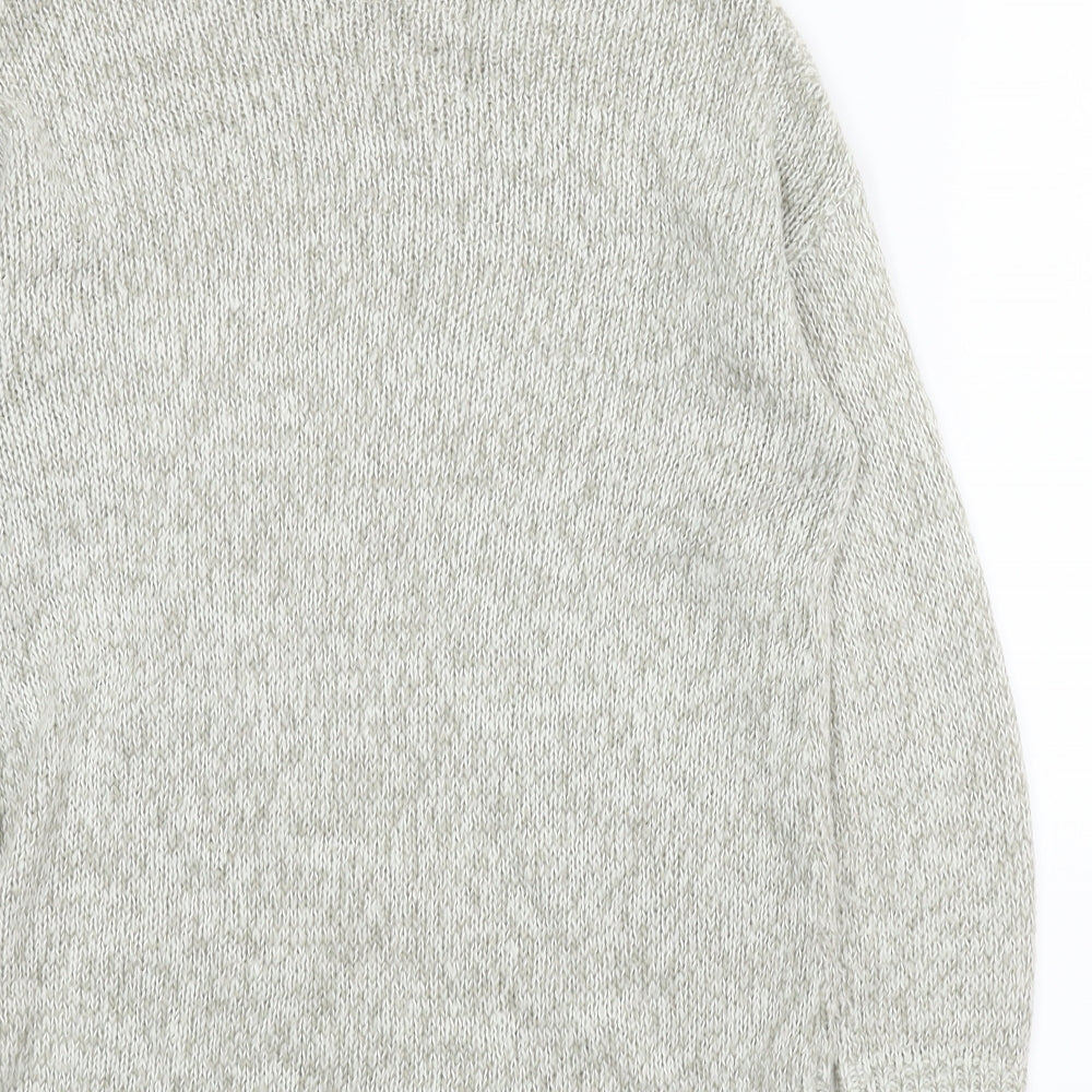 New Look Womens Grey Pullover Jumper Size S