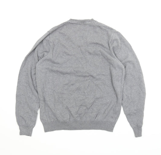 M&S Mens Grey Pullover Jumper Size M