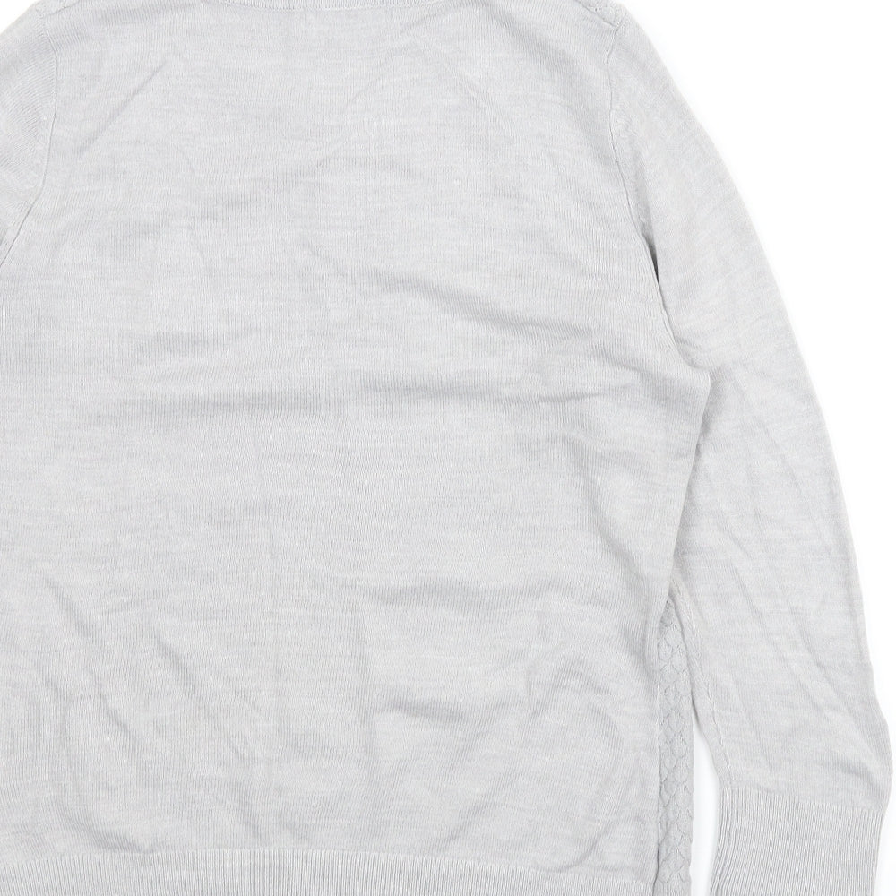 Per Una Womens Grey Pullover Jumper Size M