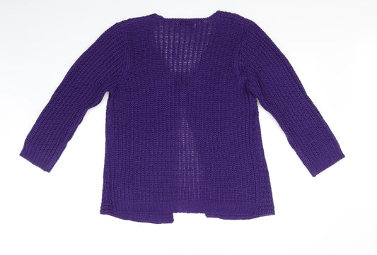 Marbele Womens Purple Cardigan Jumper Size XL