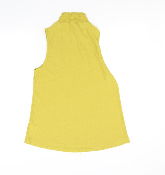 NEXT Womens Yellow Basic T-Shirt Size 14
