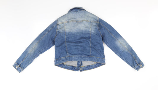 deniem & co Girls Blue Jacket Coat Size 11-12 Years