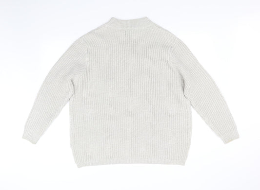 Beyou Womens Beige Pullover Jumper Size 16