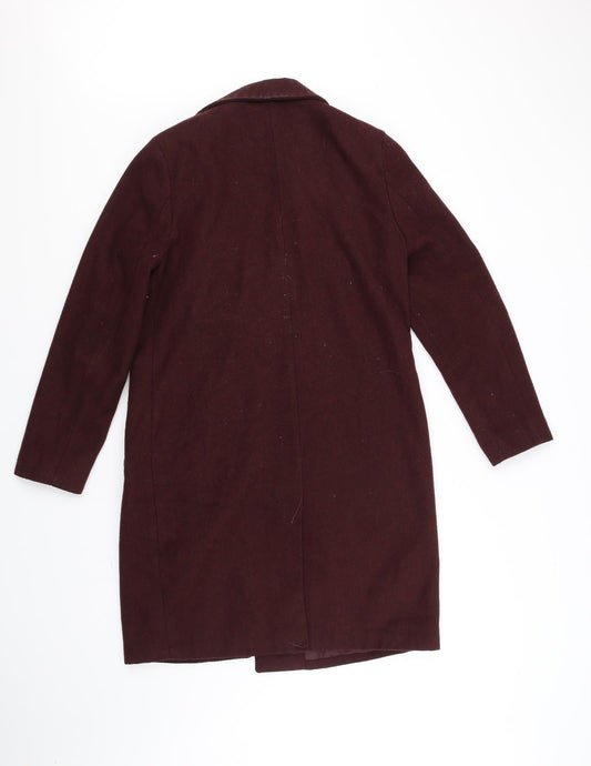 New Look Womens Purple Jacket Coat Size 10