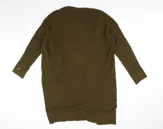 New Look Womens Green Cardigan Jumper Size M