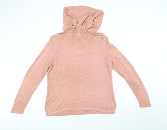 Marks and Spencer Womens Orange Pullover Jumper Size 14