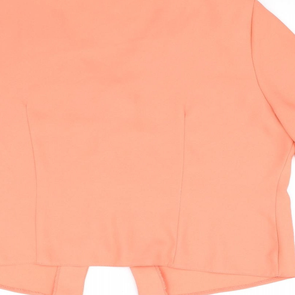 House of Fraser Womens Orange Basic Blouse Size 20