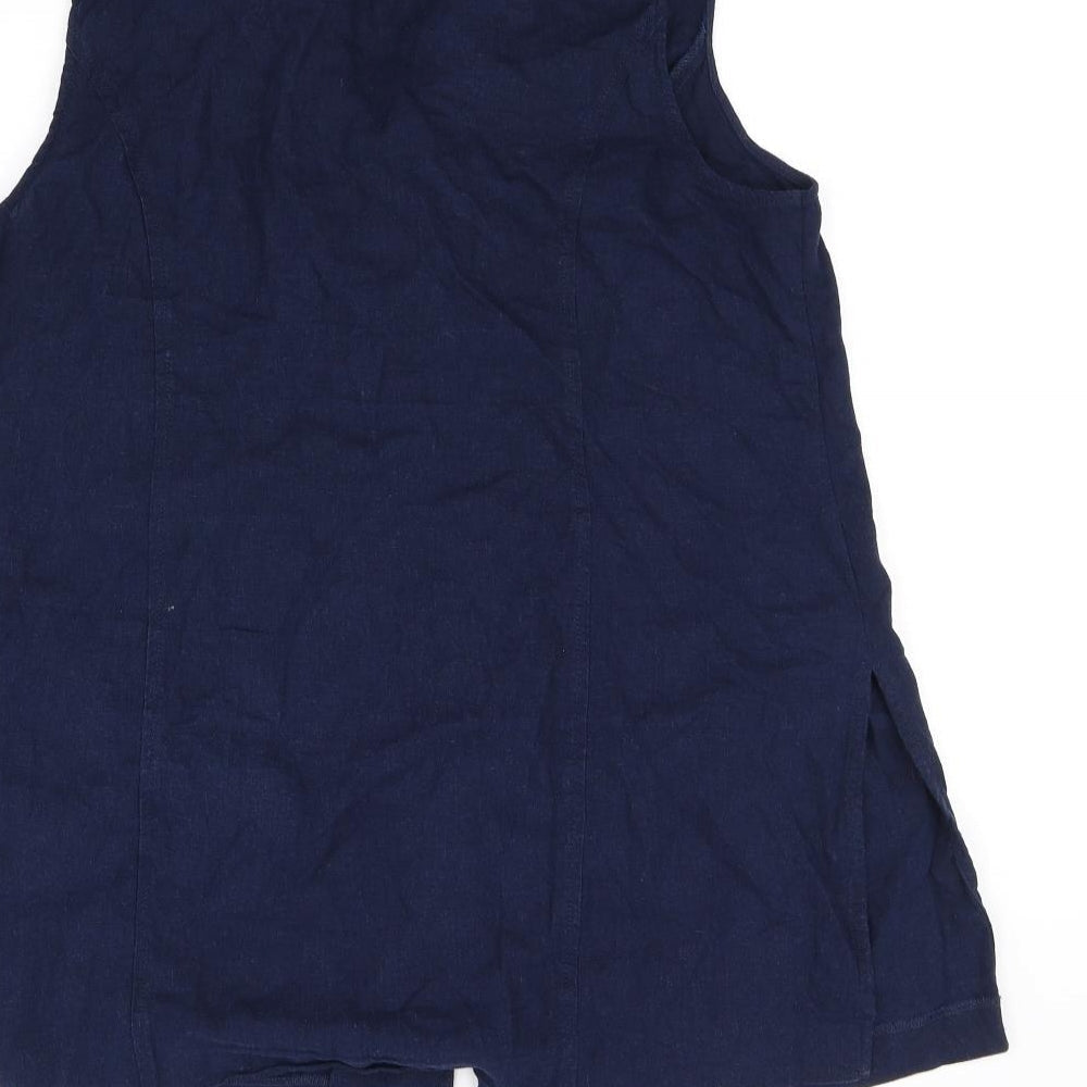 Brand and care label for Ble women’s blue jacket coatigan, size UK 16