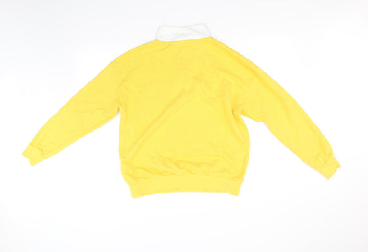 New Look Womens Yellow Pullover Jumper Size 12