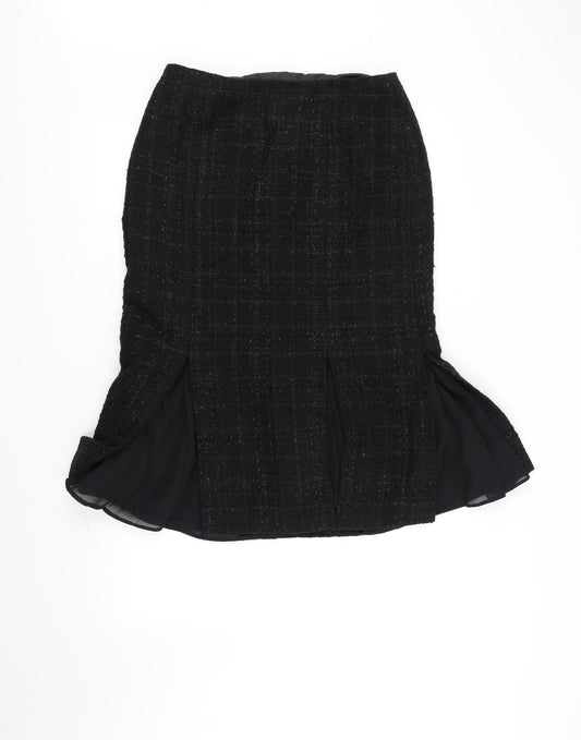 PRECIS PETITE Womens Black Flare Skirt Size 12