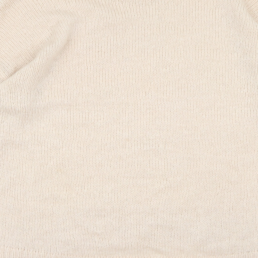 New Look Womens Pink Knit Pullover Jumper Size L