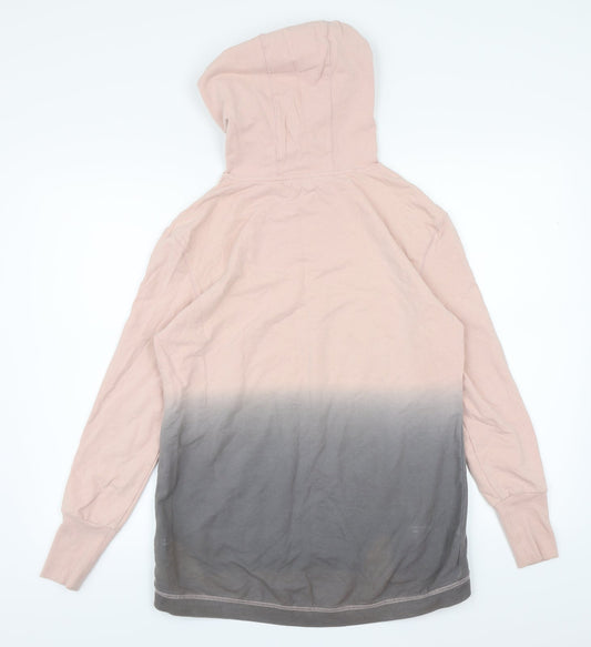 Debenhams Womens Pink Jersey Pullover Hoodie Size S