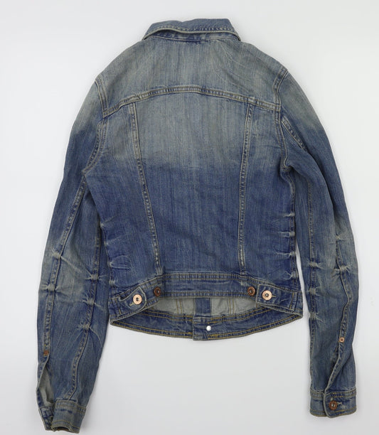 H&M Womens Blue Jacket Size 4