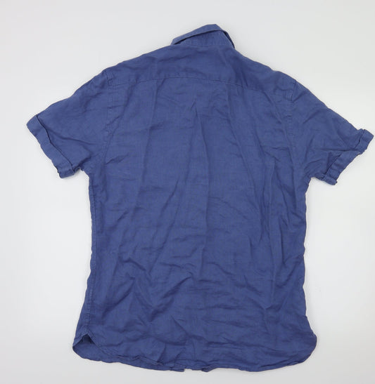 zara man Mens Blue T-Shirt Size L