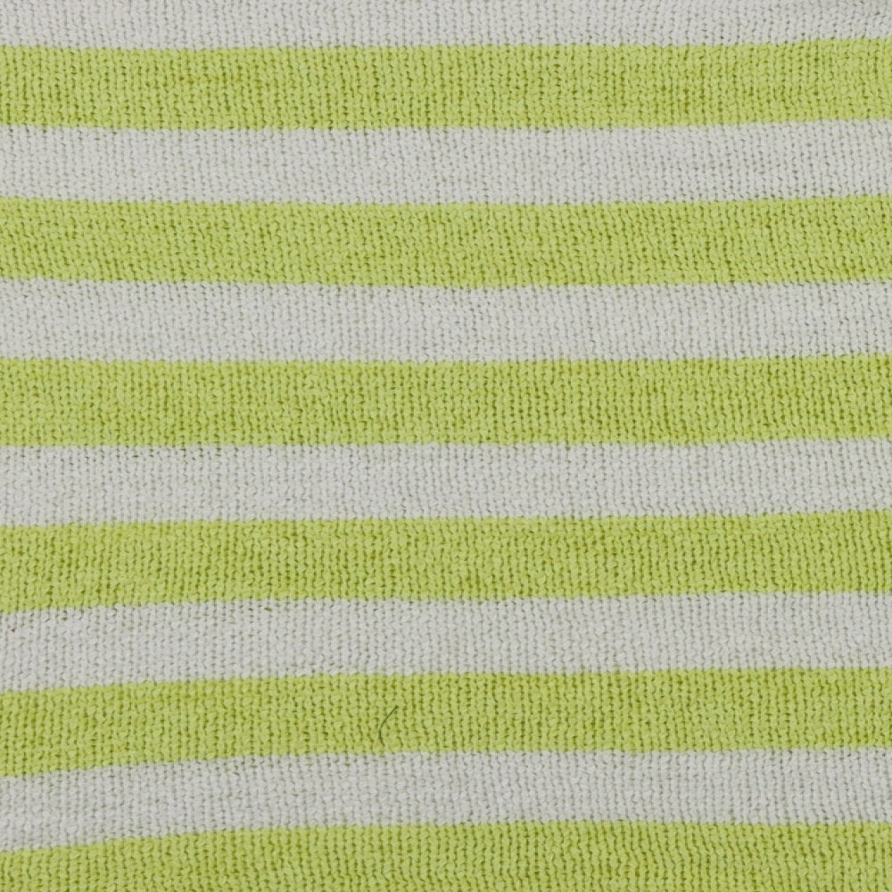 Brand and care label for Together women’s multicoloured striped jumper, size UK 16