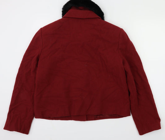 Lakeland Womens Red Jacket Coat Size 18