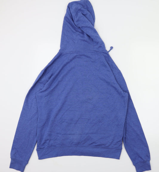 Lane Seven Mens Blue Pullover Hoodie Size M