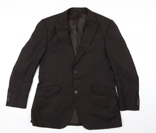 Jones Mens Black   Jacket Suit Jacket Size 38