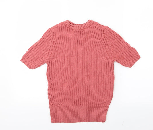 Marks and Spencer Womens Pink Knit Pullover Jumper Size 6