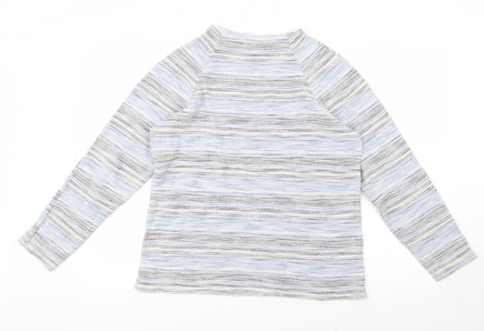 Oasis Womens Blue Knit Pullover Jumper Size L
