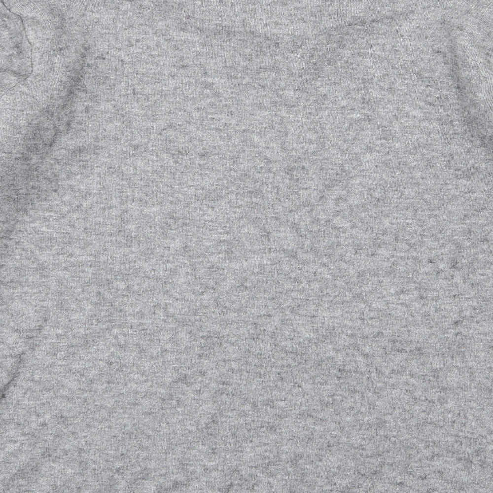 LIN.H.H. Womens Grey Knit Pullover Jumper Size M