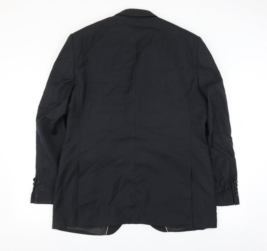 Howick Mens Black Jacket Suit Jacket Size 42