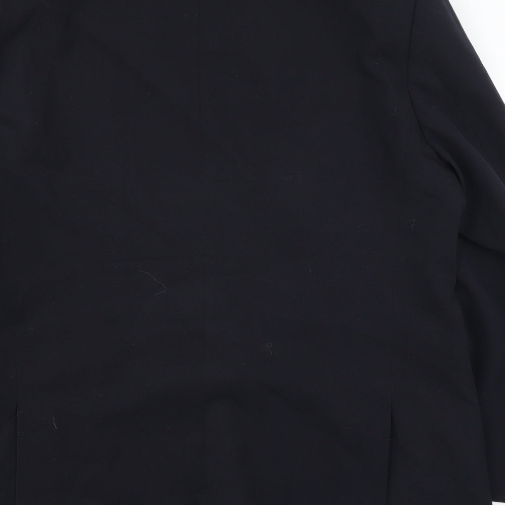 Preworn Mens Blue Jacket Suit Jacket Size 46