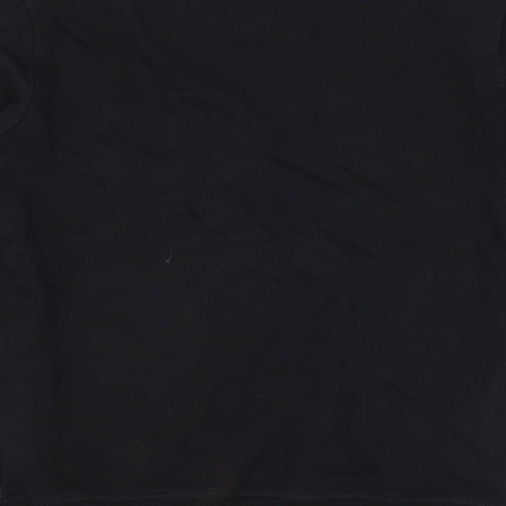 NEXT Mens Black Pullover Sweatshirt Size M - if lost return to babe