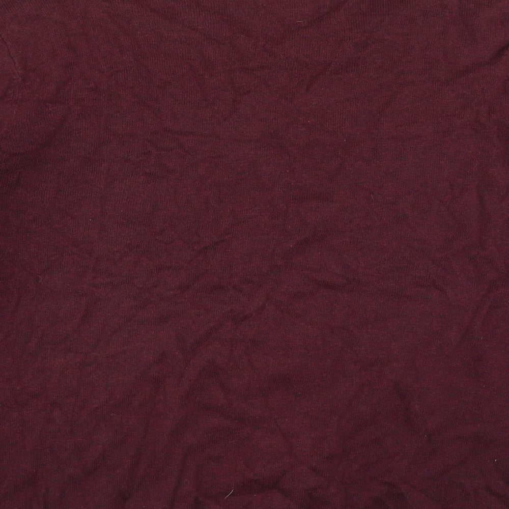 Brand and care label for George men’s purple jumper, size XL, - burgundy