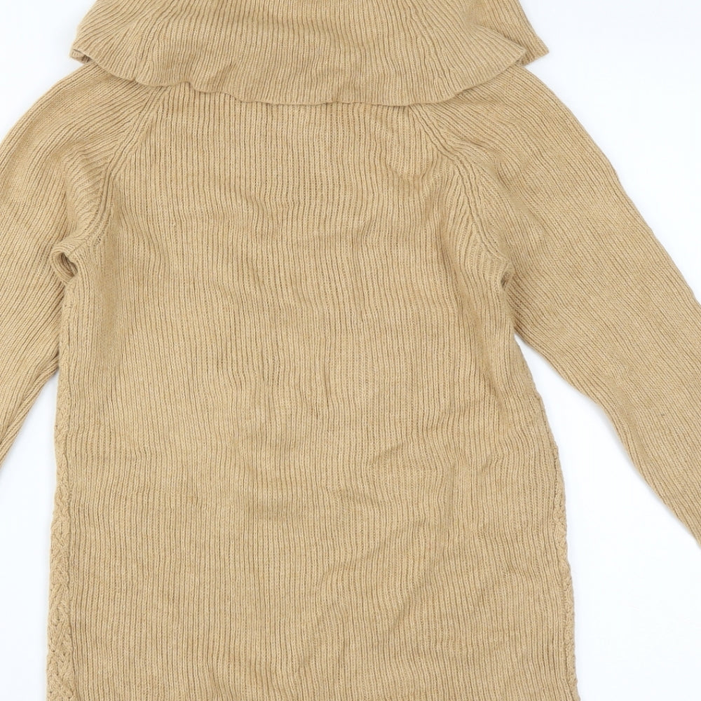 Brand and care label for The Limited women’s beige jumper, size M