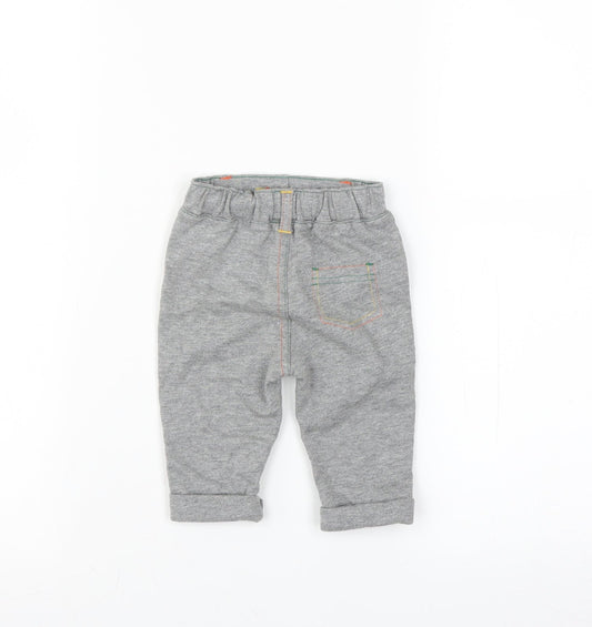 George Boys Grey Jogger Trousers Size 0-3 Months