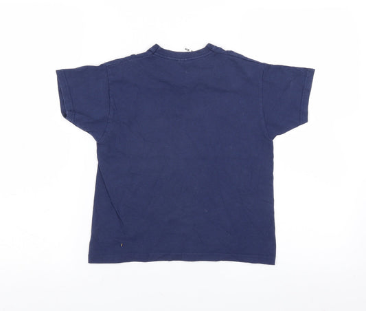 Preworn Boys Blue Basic T-Shirt Size 5-6 Years - HTA