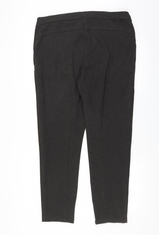 Marks and Spencer Womens Grey Trousers Size 18 L29 in