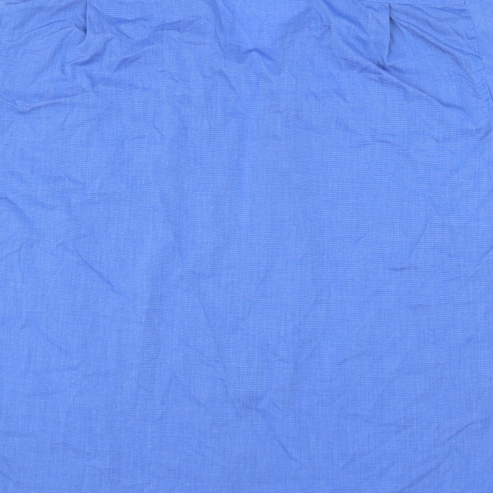 Cedar Wood State Mens Blue Button-Up Size 15