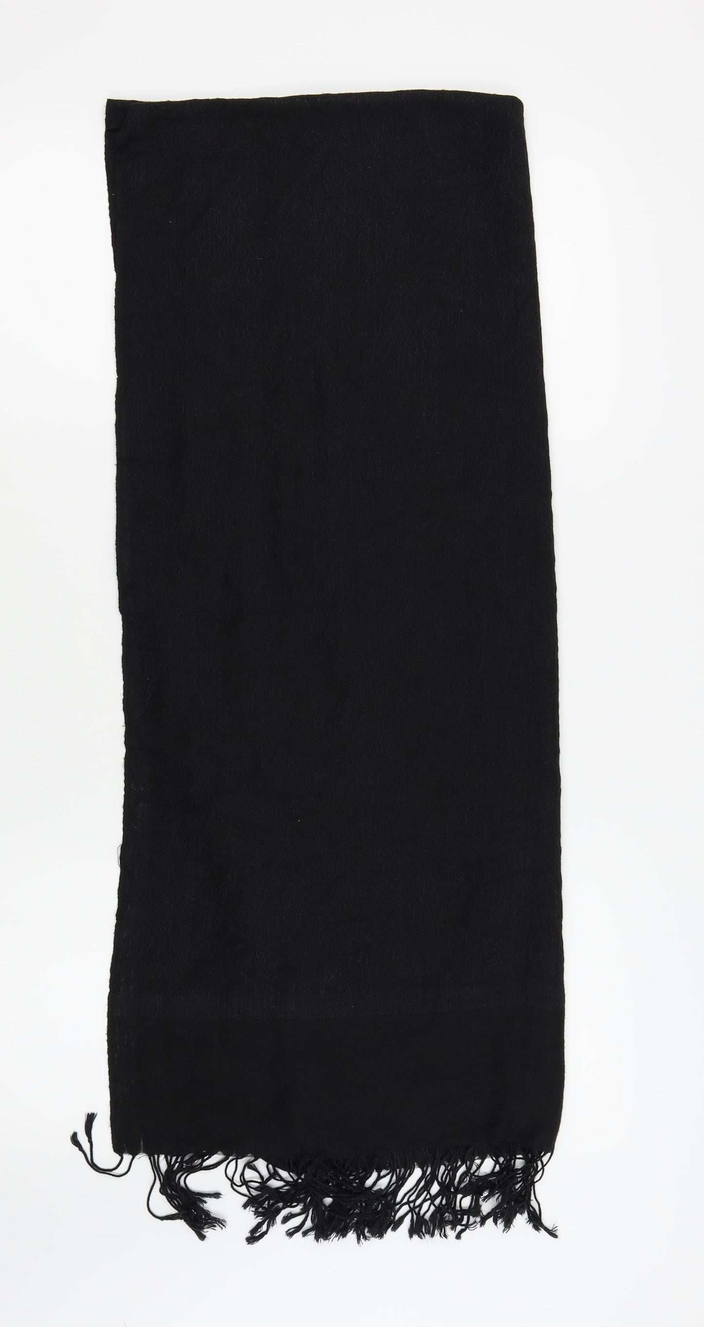 Preworn Womens Black Scarf
