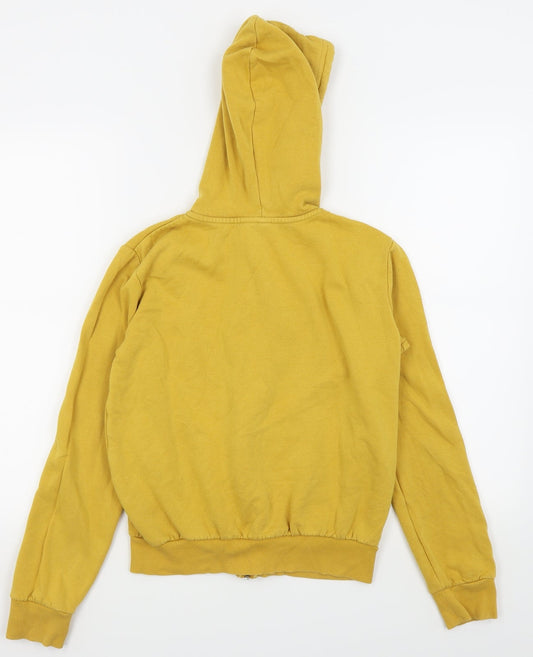 H&M Womens Yellow Cardigan Jumper Size XS