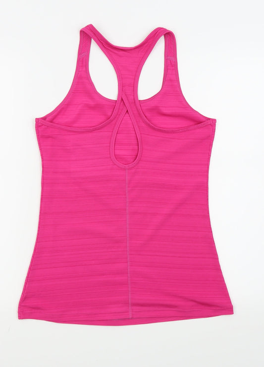 Active Works Womens Pink Basic Tank Size 8