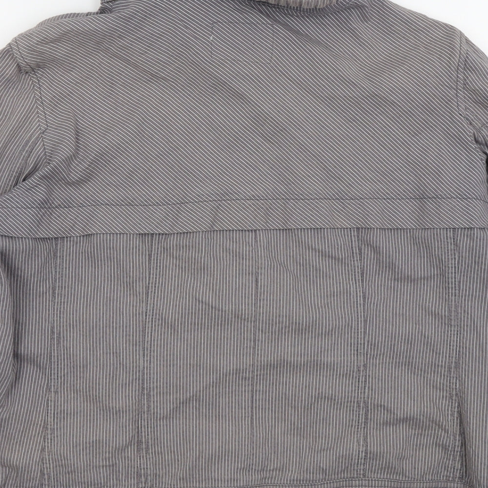 Lakeland Womens Grey Striped Jacket Size 16