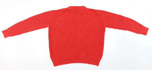Marks and Spencer Womens Red Pullover Jumper Size M