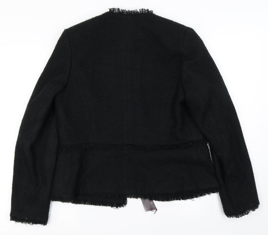 AMARANTO Womens Green Jacket Blazer Size 12