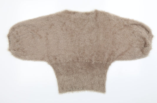 Izabel Womens Brown Pullover Jumper Size 14