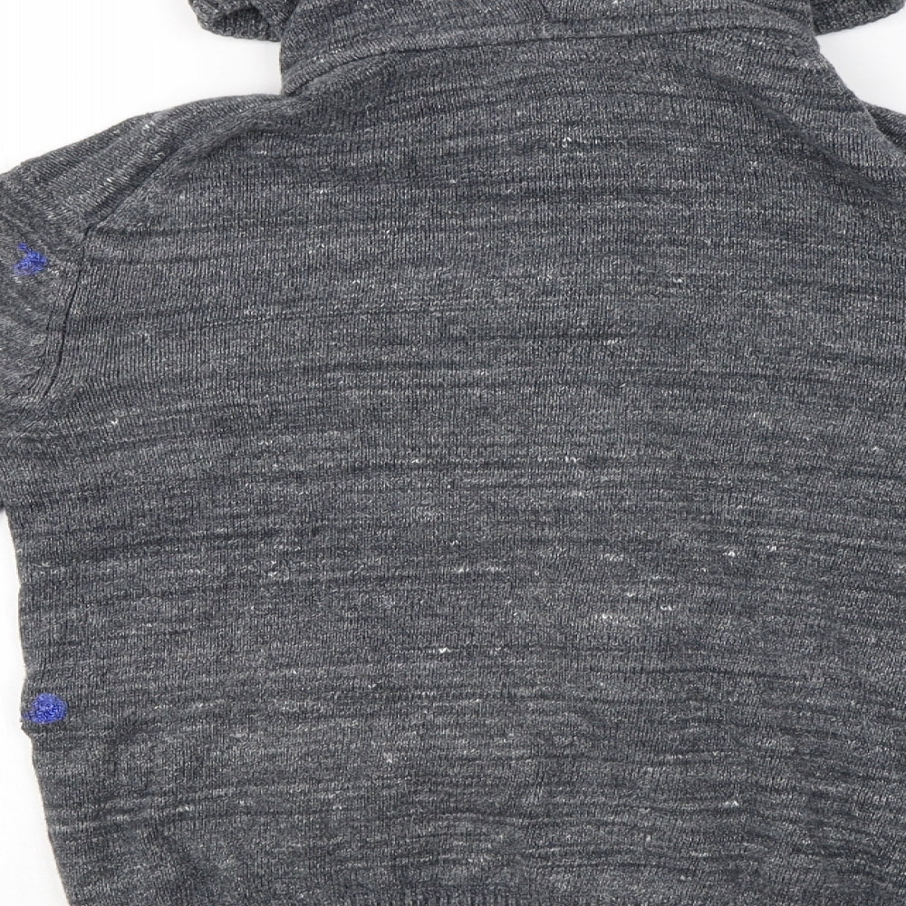 L.O.G.G Boys Grey Full Zip Hoodie Size 13-14 Years