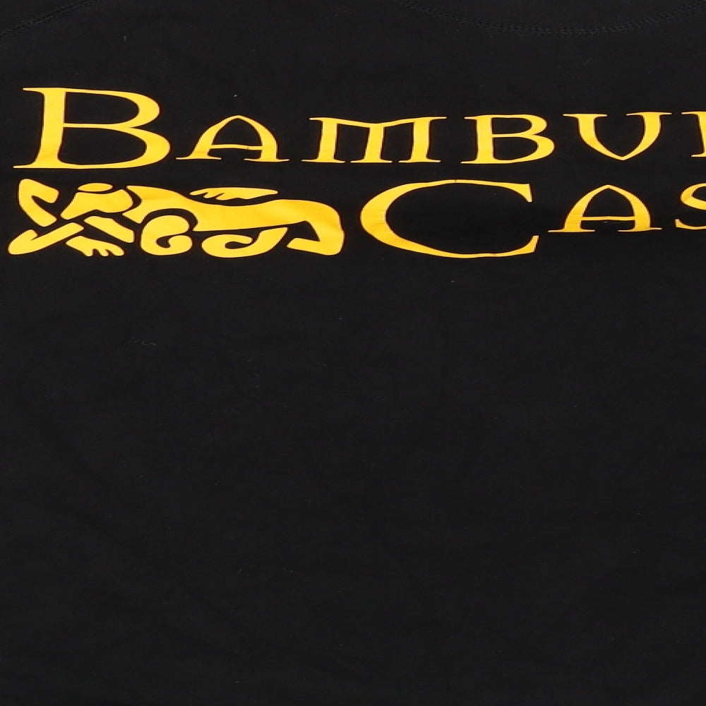 Kirkland Mens Black Henley Jumper Size L - bamburgh castle