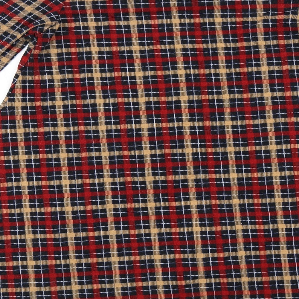 Glamorous Womens Purple Check A-Line Size XS