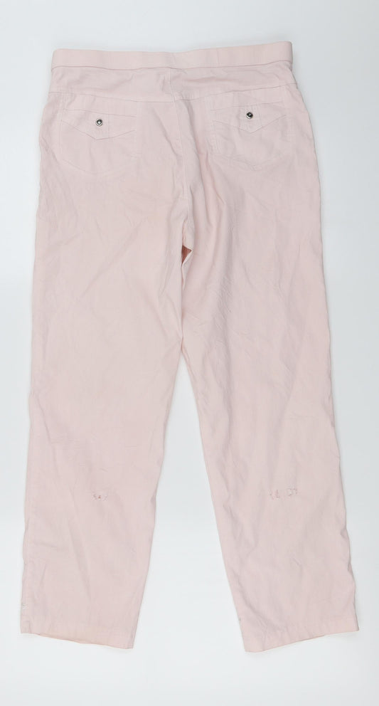 Preworn Womens Pink Trousers Size 28 in L22 in