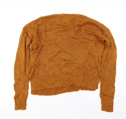 New Look Womens Brown Pullover Jumper Size S