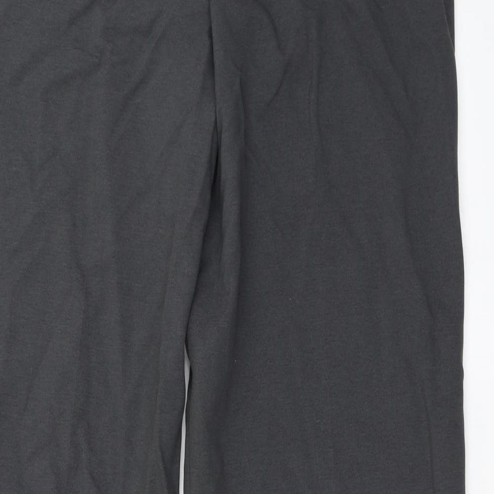 Evie Collection Womens Grey Trousers Size 34 in L29 in